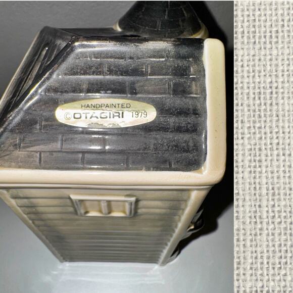 Vintage 1979 Otagiri Handpainted Victorian House Ceramic Bank Japan - Picture 4 of 9